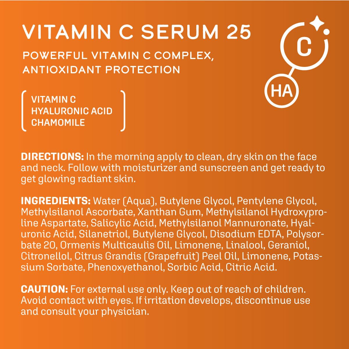 DCL Vitamin C Serum 25 vanity shot emphasizes a clean, modern skincare routine.