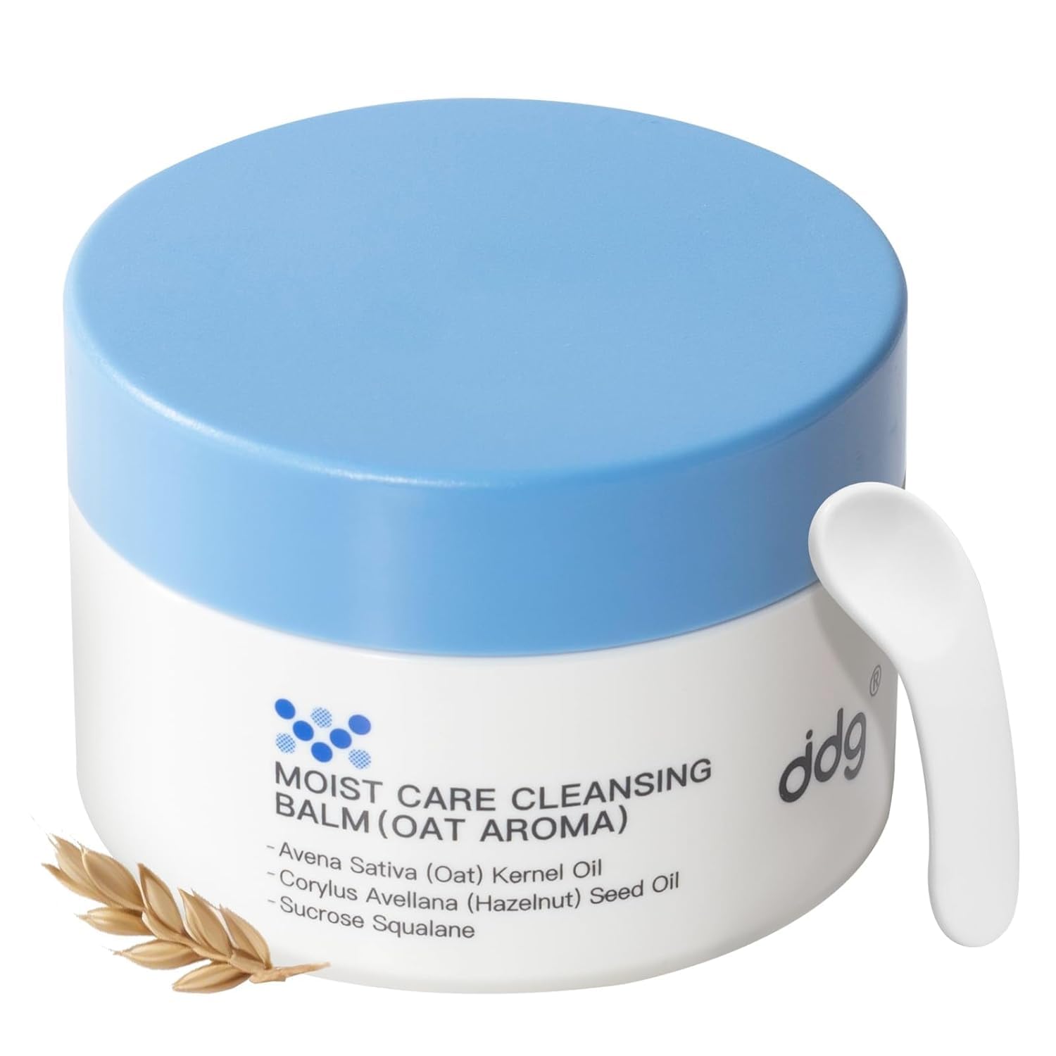 ddg Cleansing Balm bottle demonstrates gentle, one-step makeup removal for sensitive skin.