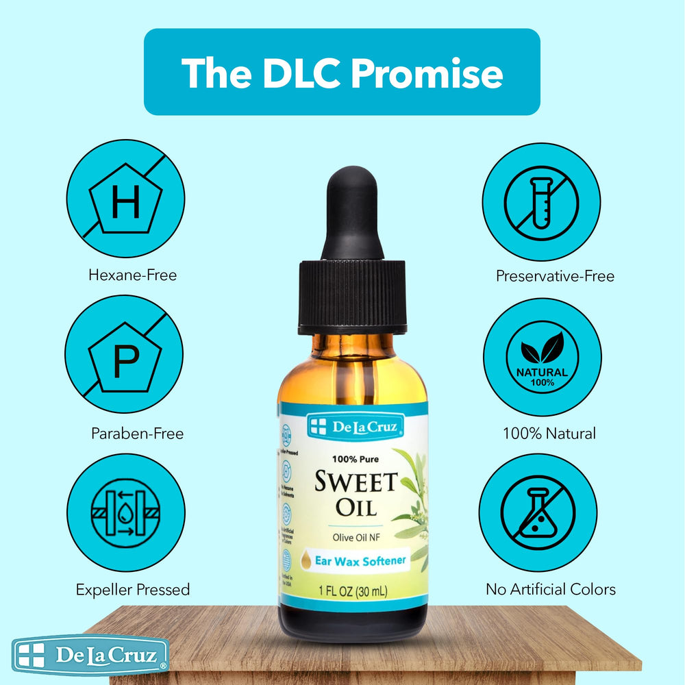De La Cruz ear drops application for everyday relief.