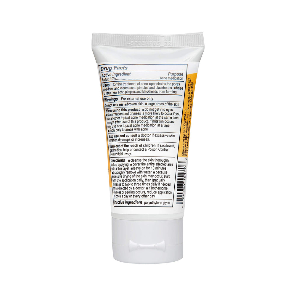 De La Cruz Sulfur Ointment daily routine setup for at-home treatment
