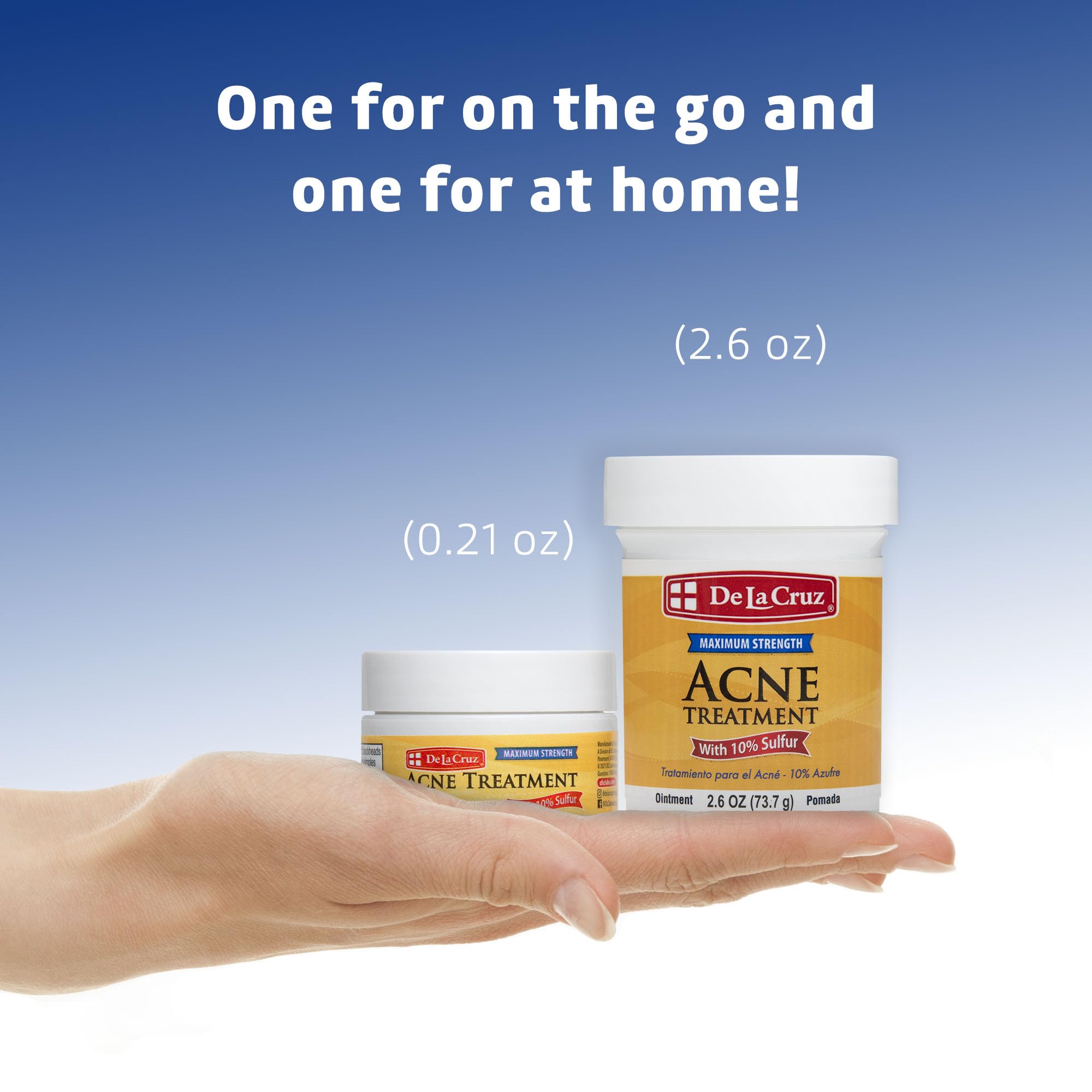 De La Cruz sulfur ointment non-comedogenic and skin-friendly.