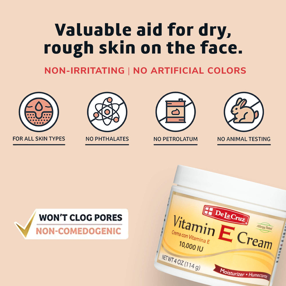 Cream with almond oil hydrates and softens skin.