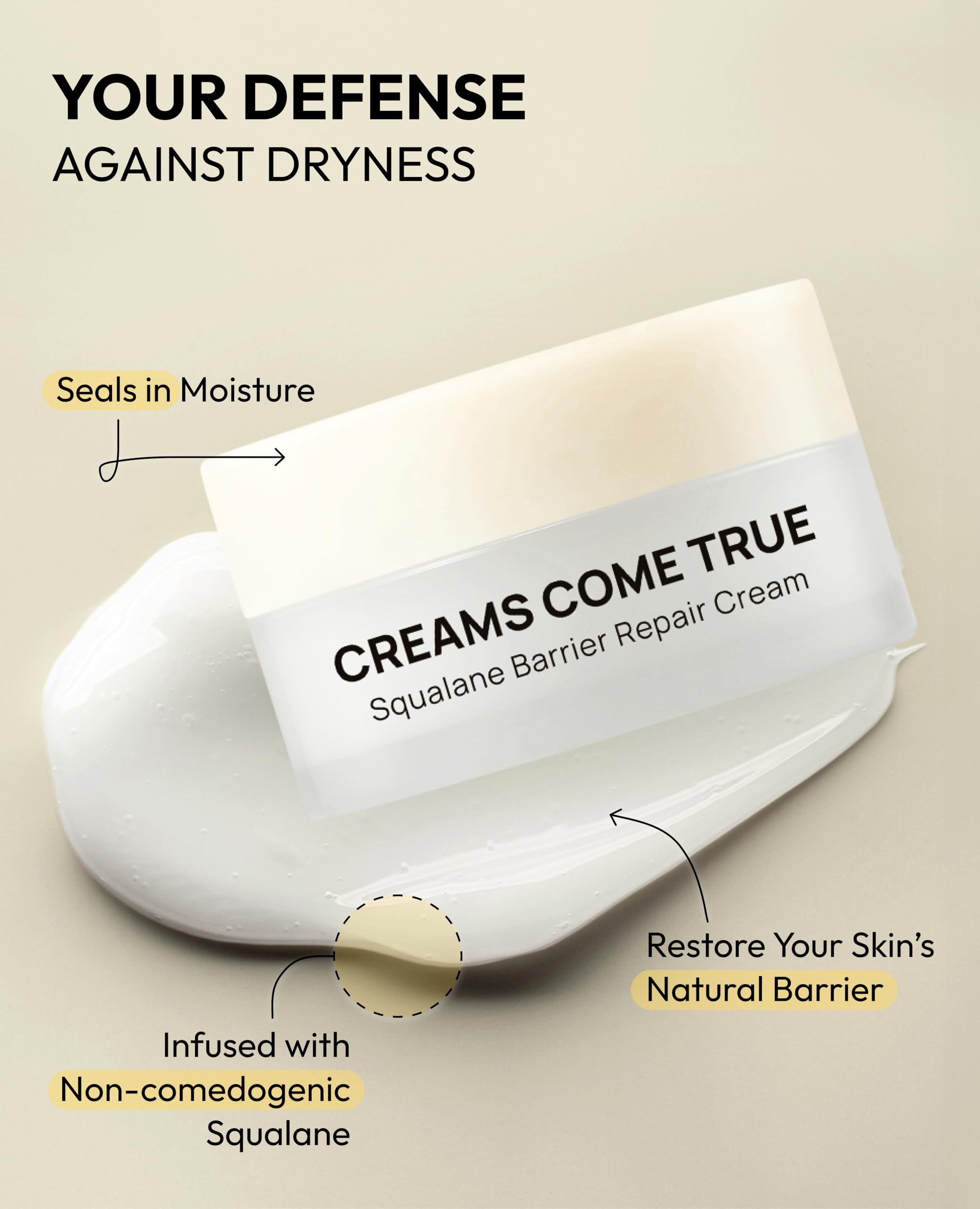 De:maf 3-step routine image highlights hydrating, soothing, barrier support.