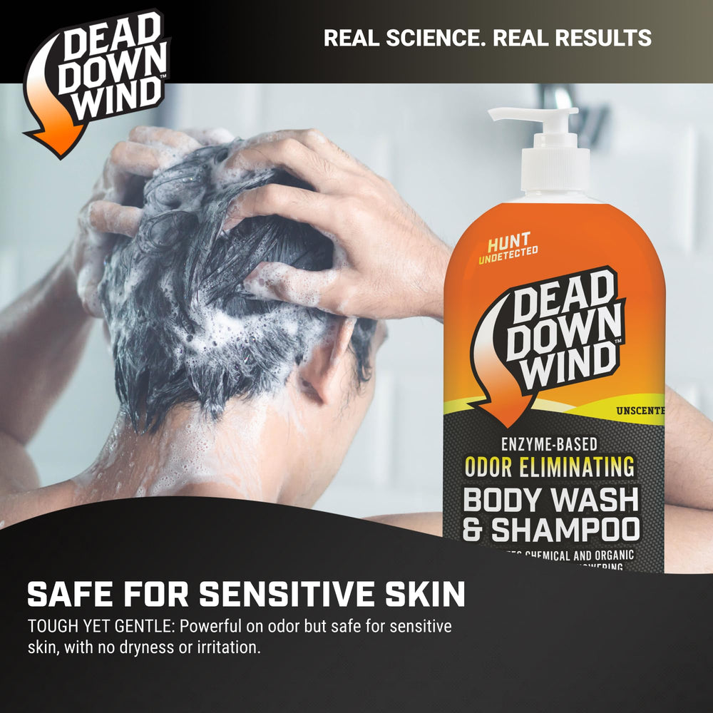 DEAD DOWN WIND sensitive skin friendly option for daily cleansing after hunts