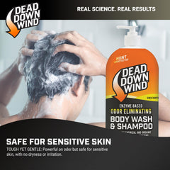 DEAD DOWN WIND sensitive skin friendly option for daily cleansing after hunts