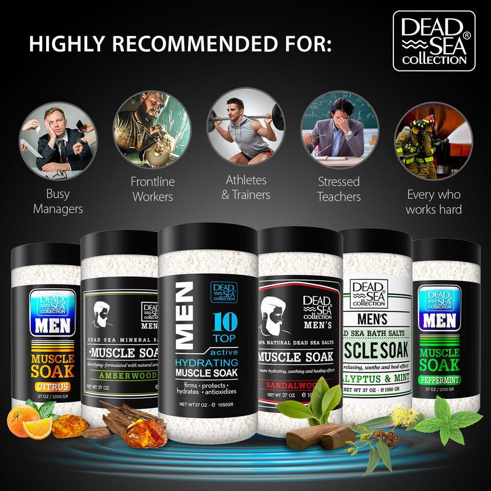 Dead Sea Collection 37oz packaging box displayed for generous value
