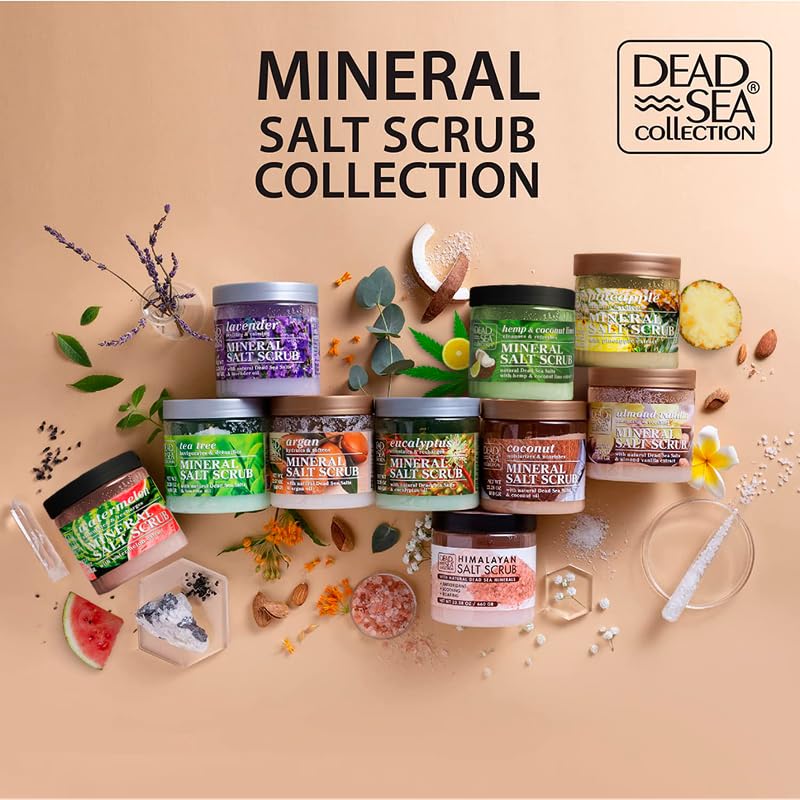 Dead Sea Collection Almond Vanilla Salt Scrub image shows consistent texture and color.