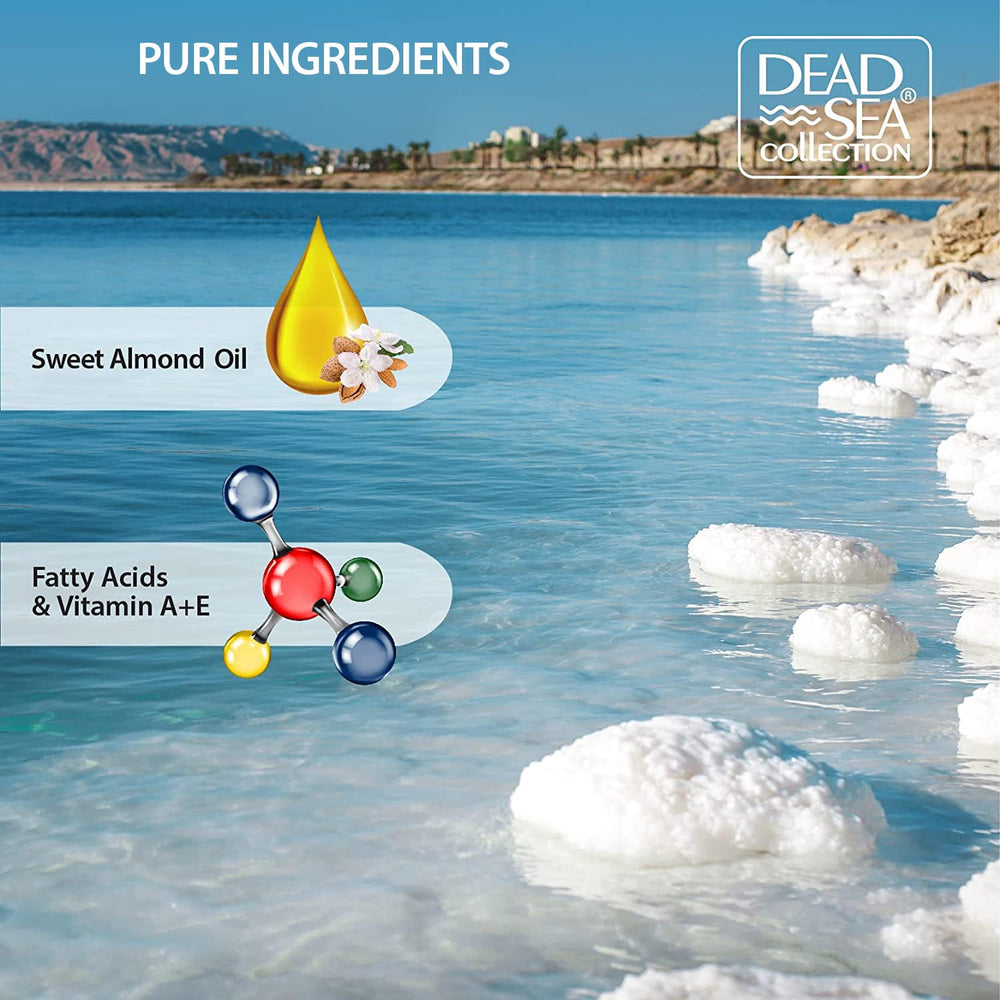 Pipette being used to dispense Dead Sea Collection body oil.