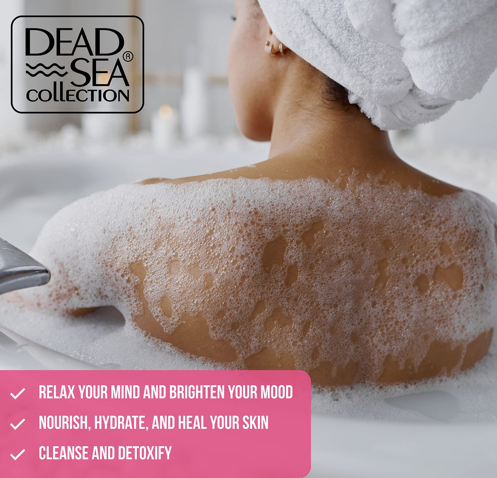 Foamy bubbles and elegant packaging indicating a luxurious cleansing ritual at home.