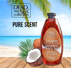 Dead Sea Collection bubbles create a relaxing spa-like experience.