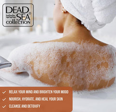 Dead Sea Collection packaging box showing two-bottle set.