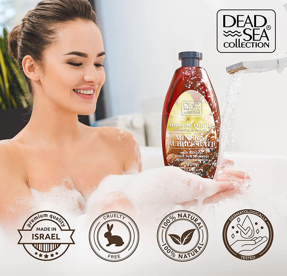 Rich almond vanilla scent for relaxing aromatherapy during a bath.