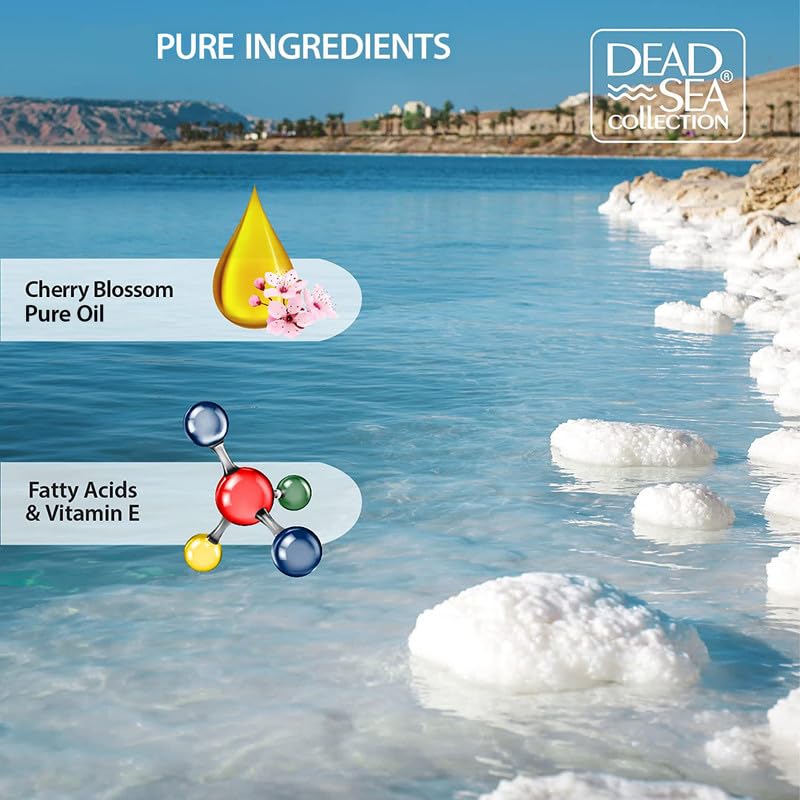 Cherry Blossom aroma lingers, enhancing a spa-like scent experience.