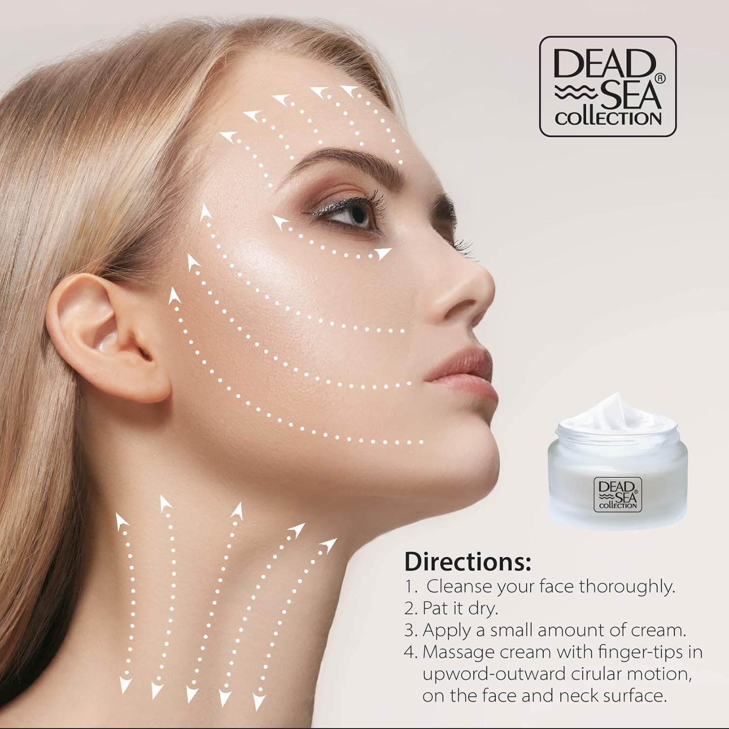 Pump bottle setup suggests easy daily morning skincare routine.