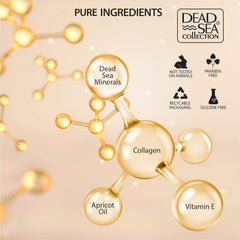 Texture-application shot highlights quick absorption and a non-greasy finish.