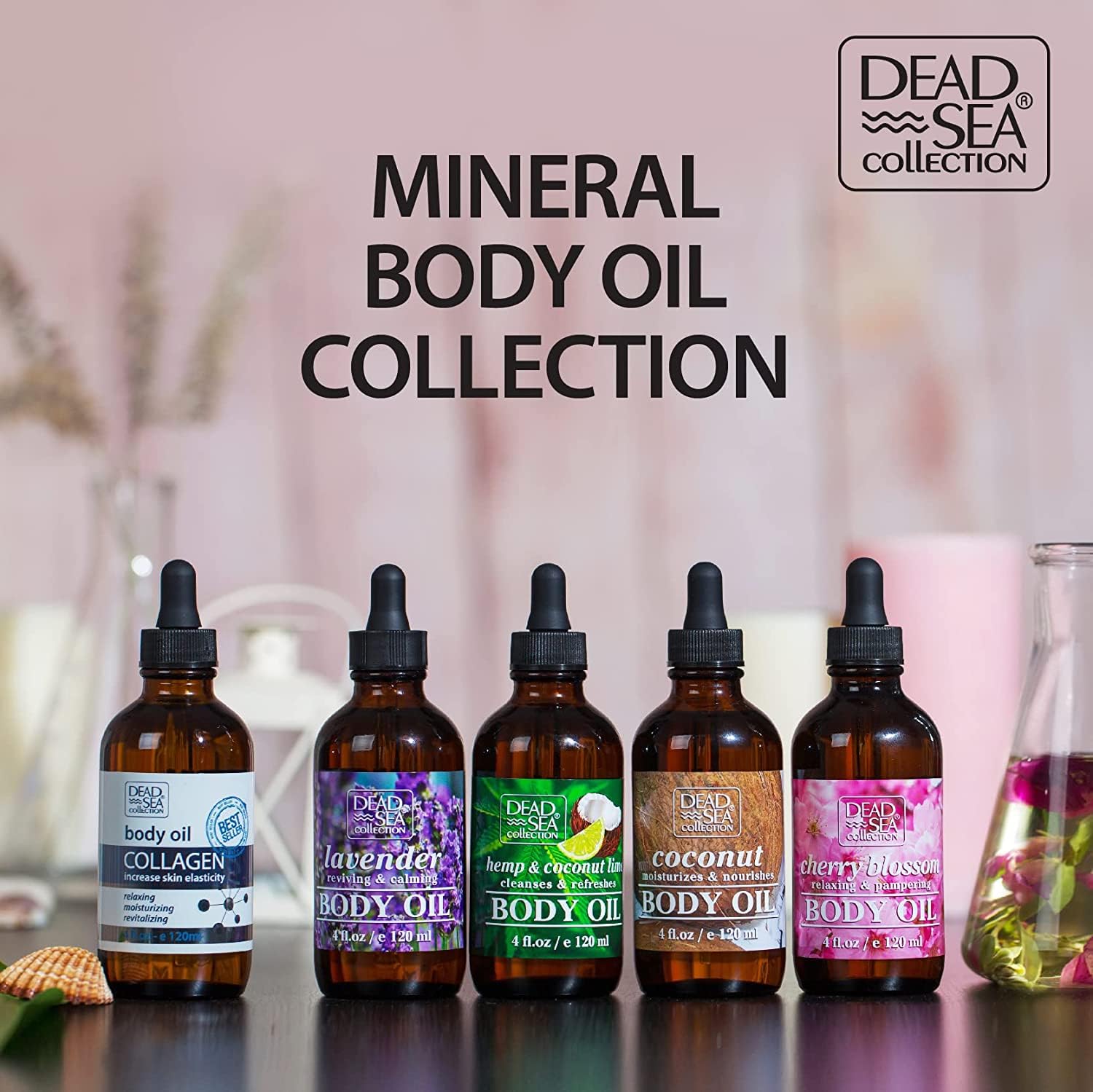 Dead Sea Collection duo-pack on vanity ready for daily routine.