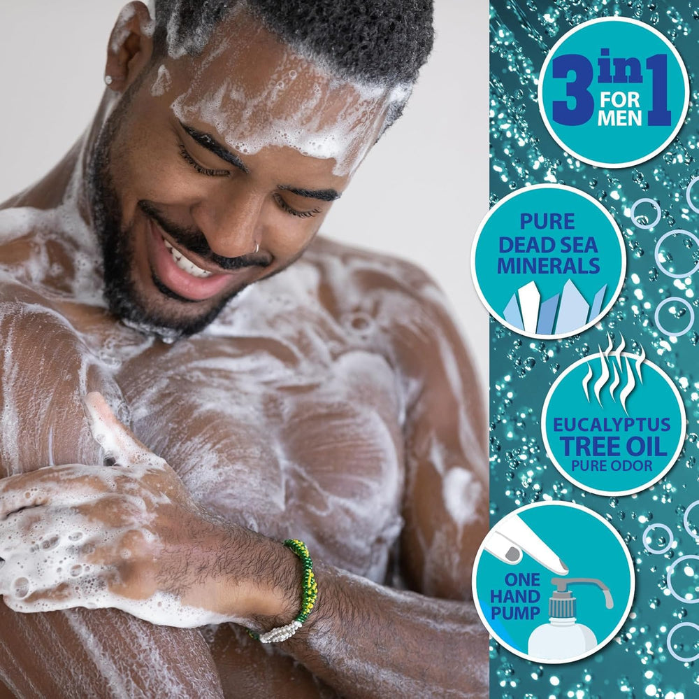 Dead Sea Collection eucalyptus mint aroma conveys fresh, cooling shower experience.