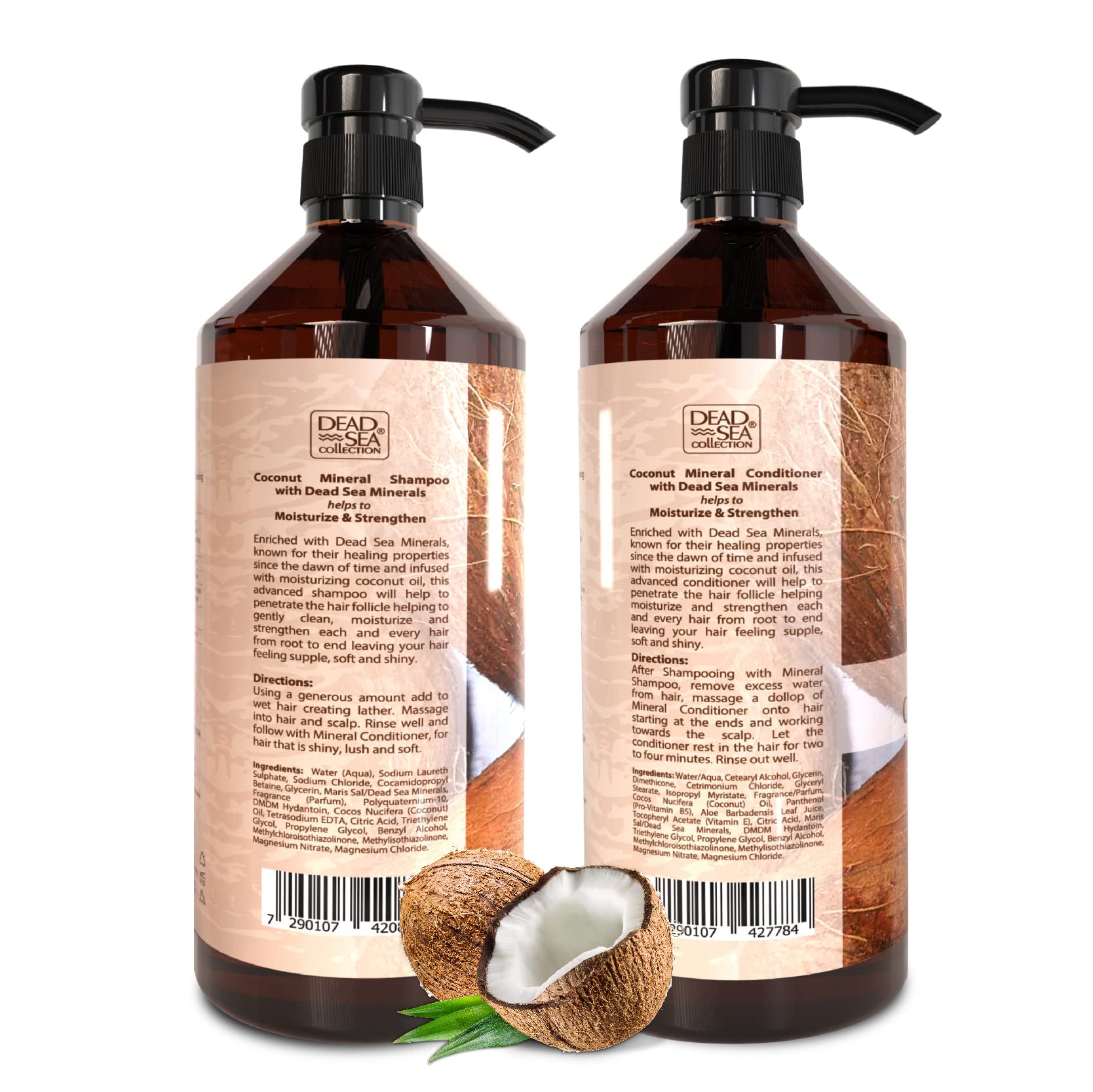 Dead Sea Collection routine for shower hydration and easy styling.