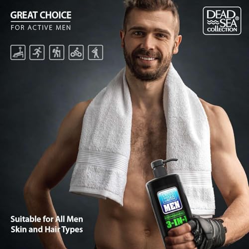 Face cleansing with Dead Sea Collection 3-in-1 for refreshed skin.