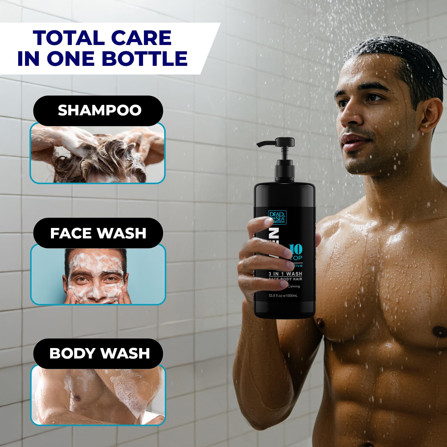 Dead Sea Collection multitasker 3-in-1 for face, body, and hair care