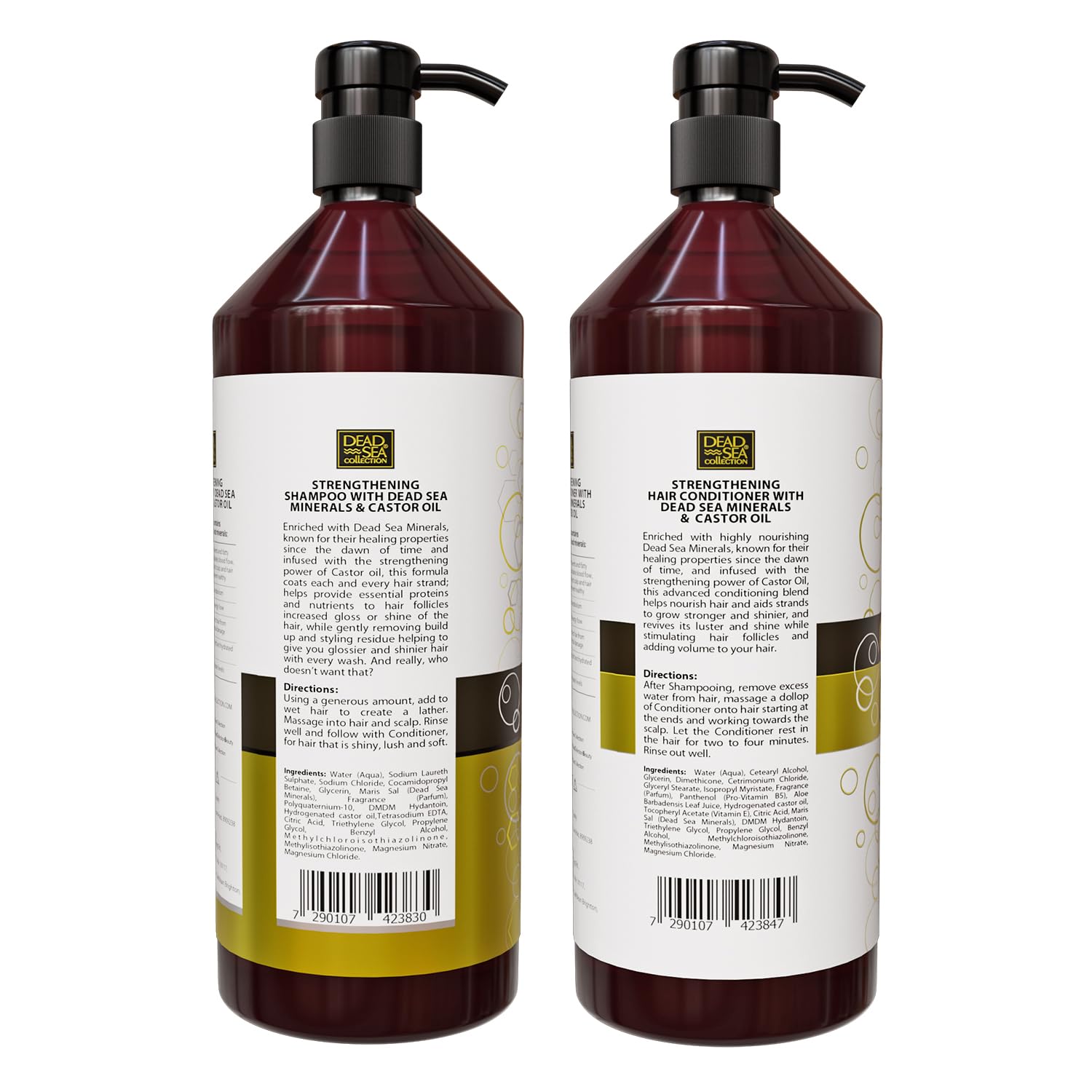Dead Sea Collection two-bottles pack image emphasizes convenience and savings.