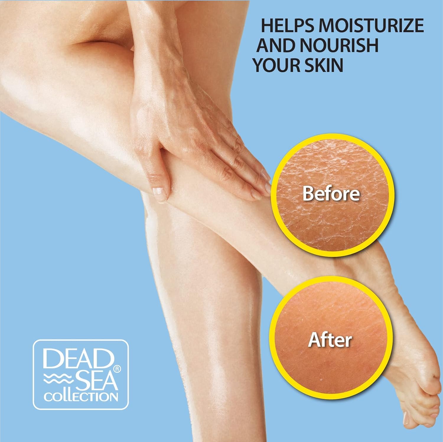 Dead Sea Collection vitamin A close-up showing potential collagen support and skin renewal.