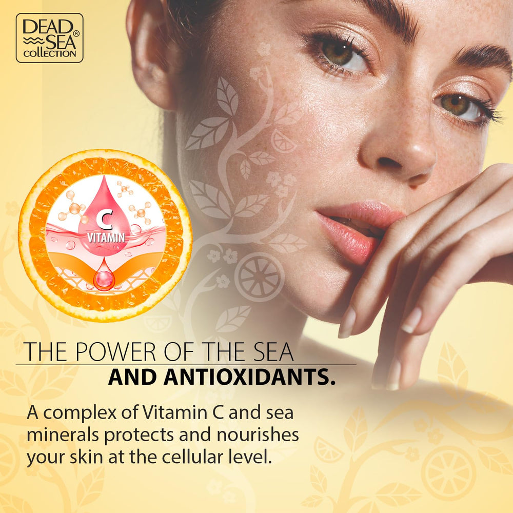 Easy-application Dead Sea Collection Vitamin C Body Oil for smooth massages and hydration.