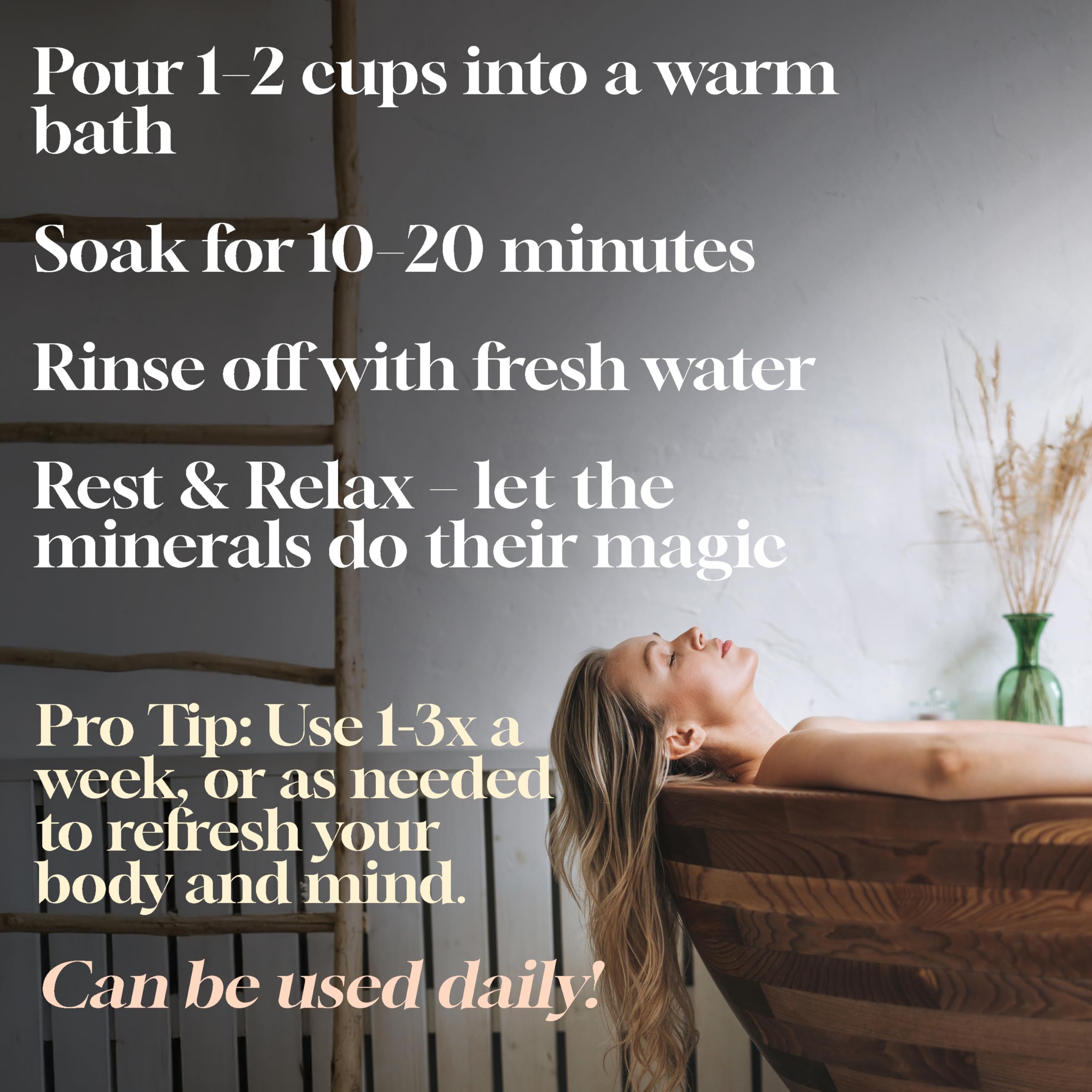 Dead Sea Warehouse Full Mineral Formula Bath Salts shipped in a 5 lb package.