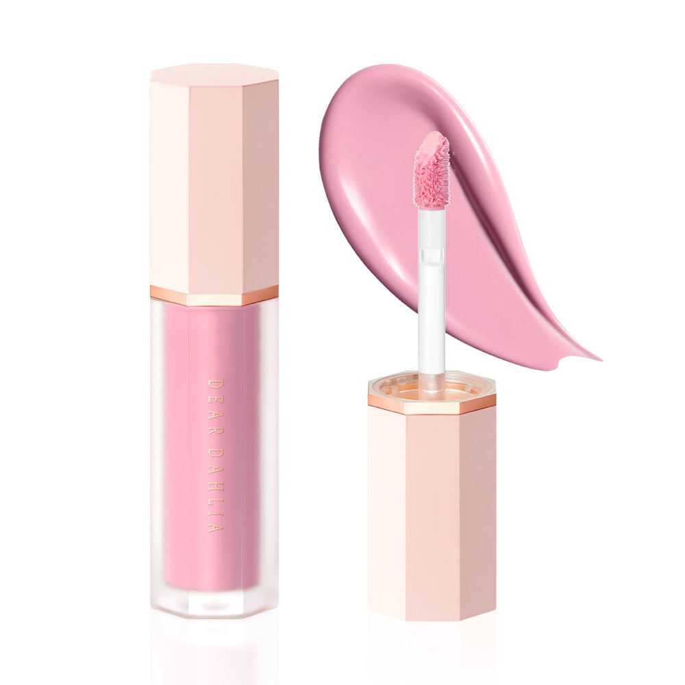 DEAR DAHLIA Petal Drop Blush Purity packaging with marble lid for elegant presentation.