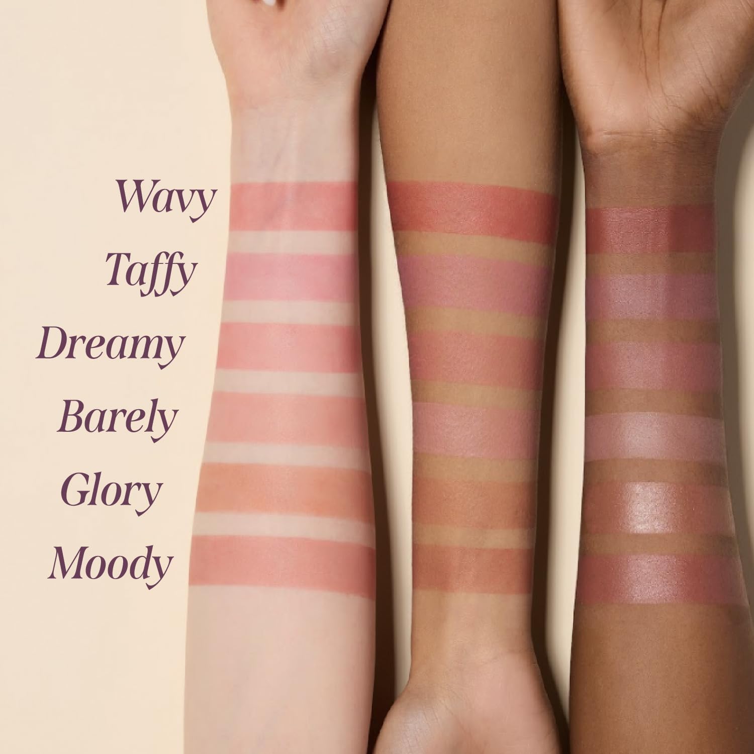 DEAR DAHLIA Petal Drop Blush Purity vegan and cruelty-free seal signals clean beauty.