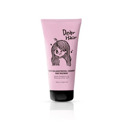DEAR HAIR Daily Collagen Ceramide Treatment bottle for deep hydration and bond repair