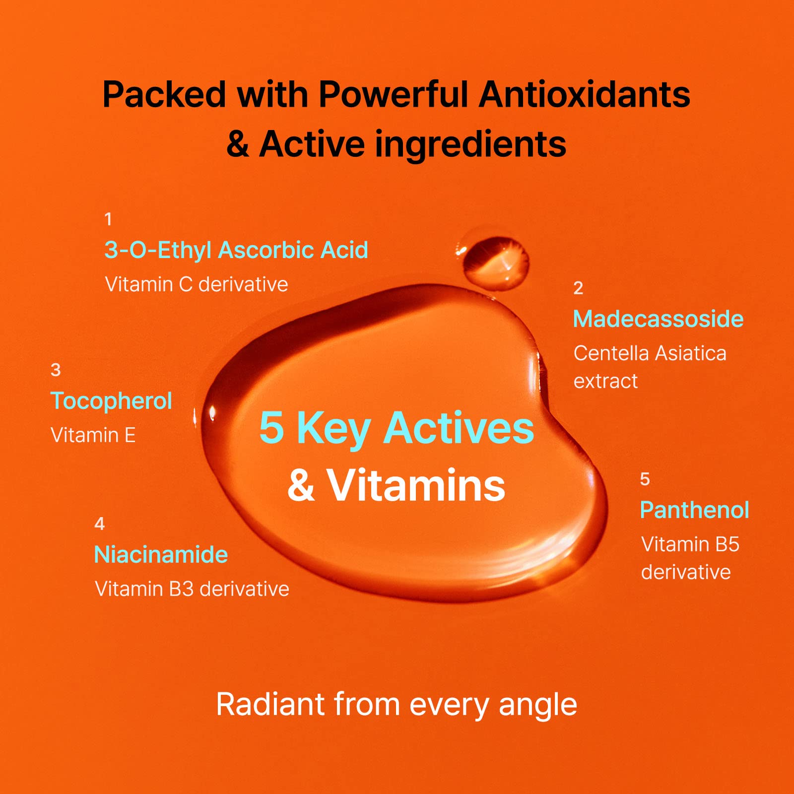 Close-up of DearKlairs serum texture spreading smoothly for fast absorption