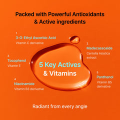 Close-up of DearKlairs serum texture spreading smoothly for fast absorption