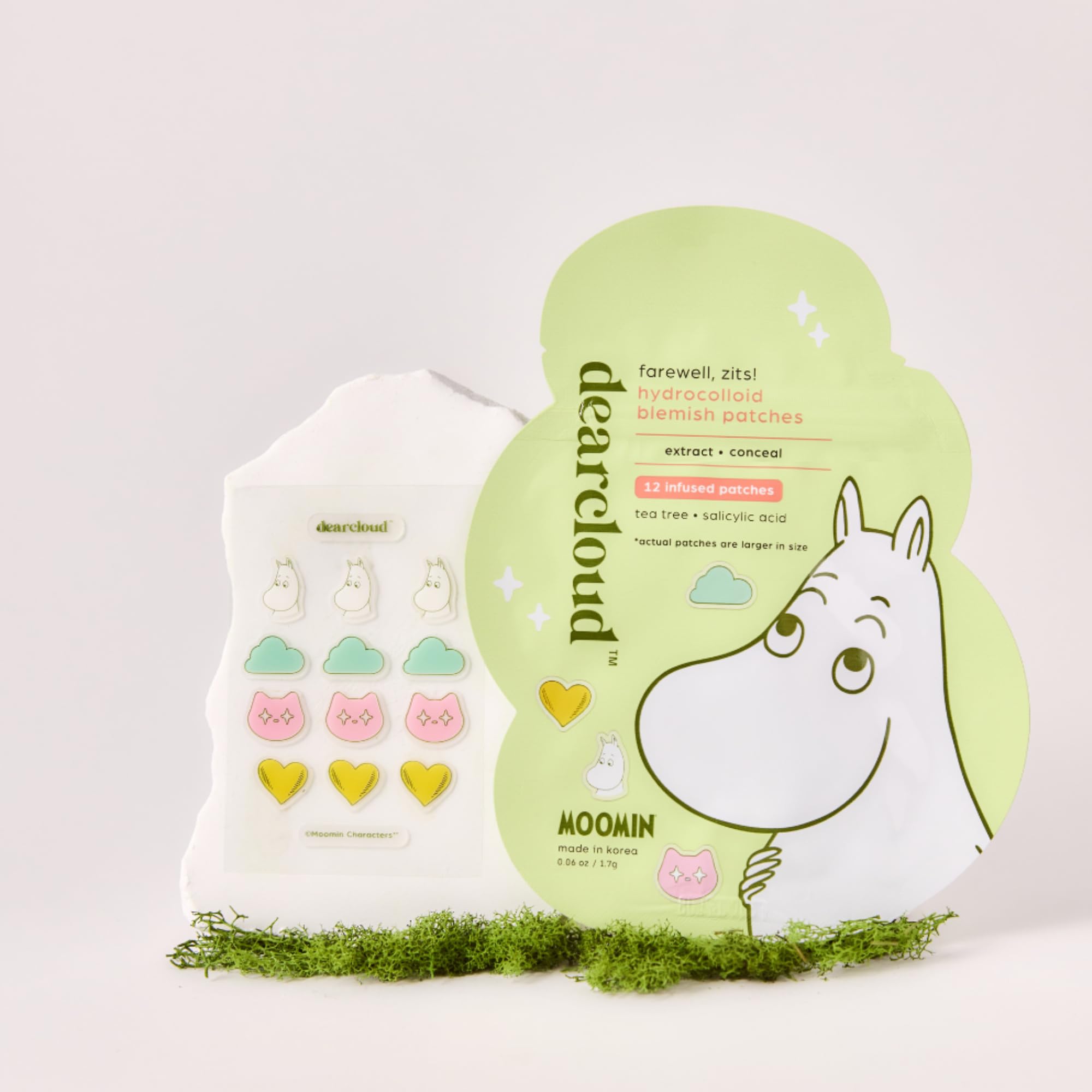 Dearcloud patches designed for daytime use to prevent picking.