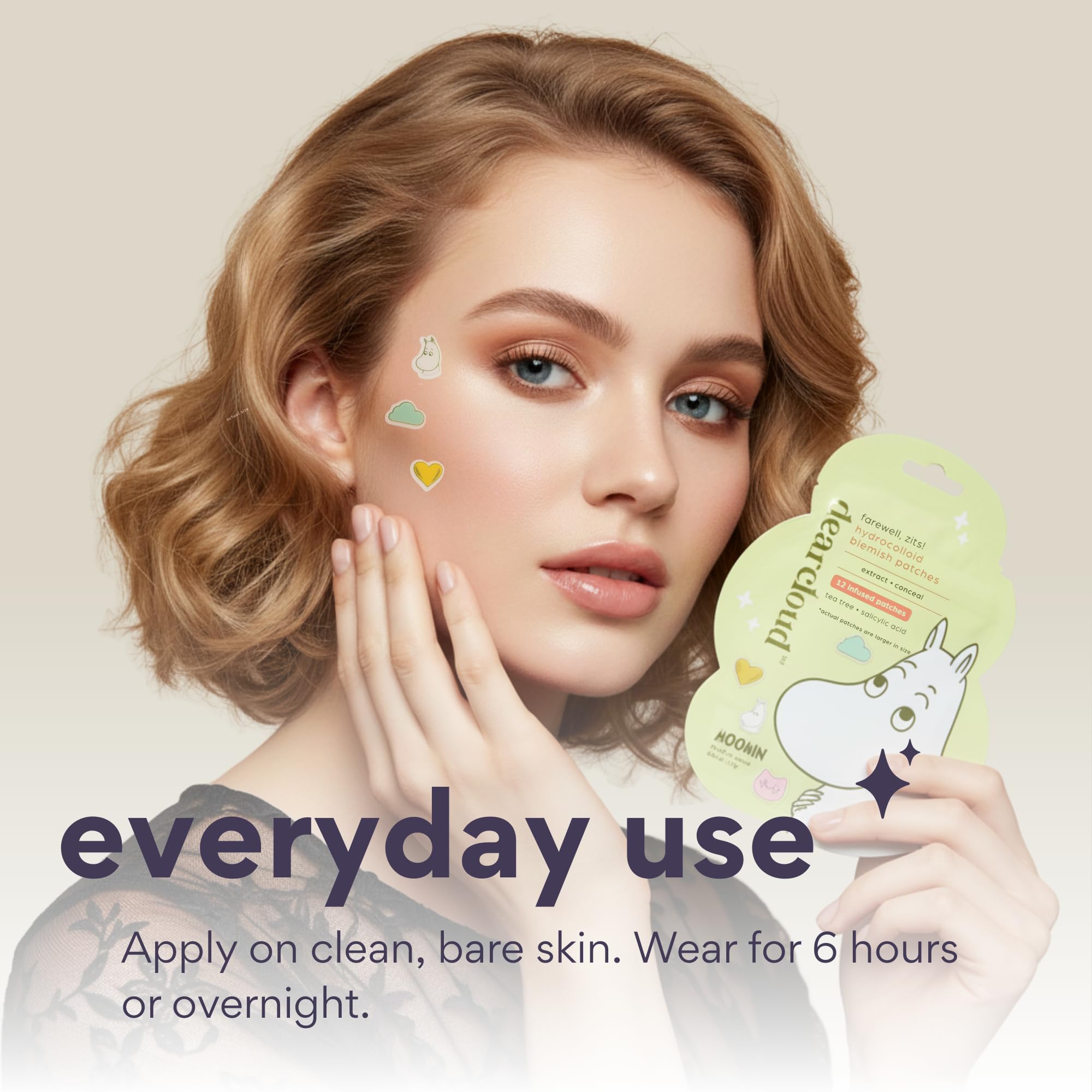 Dearcloud patches ultra-thin design blends seamlessly for overnight wear.