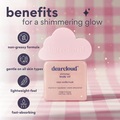 Dearcloud Coco Vanilla Musk fragrance enhances daily skincare routine.
