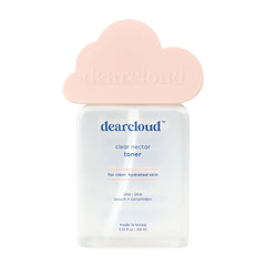 Dearcloud Clear Nectar Toner bottle ready for a refreshing daily routine.