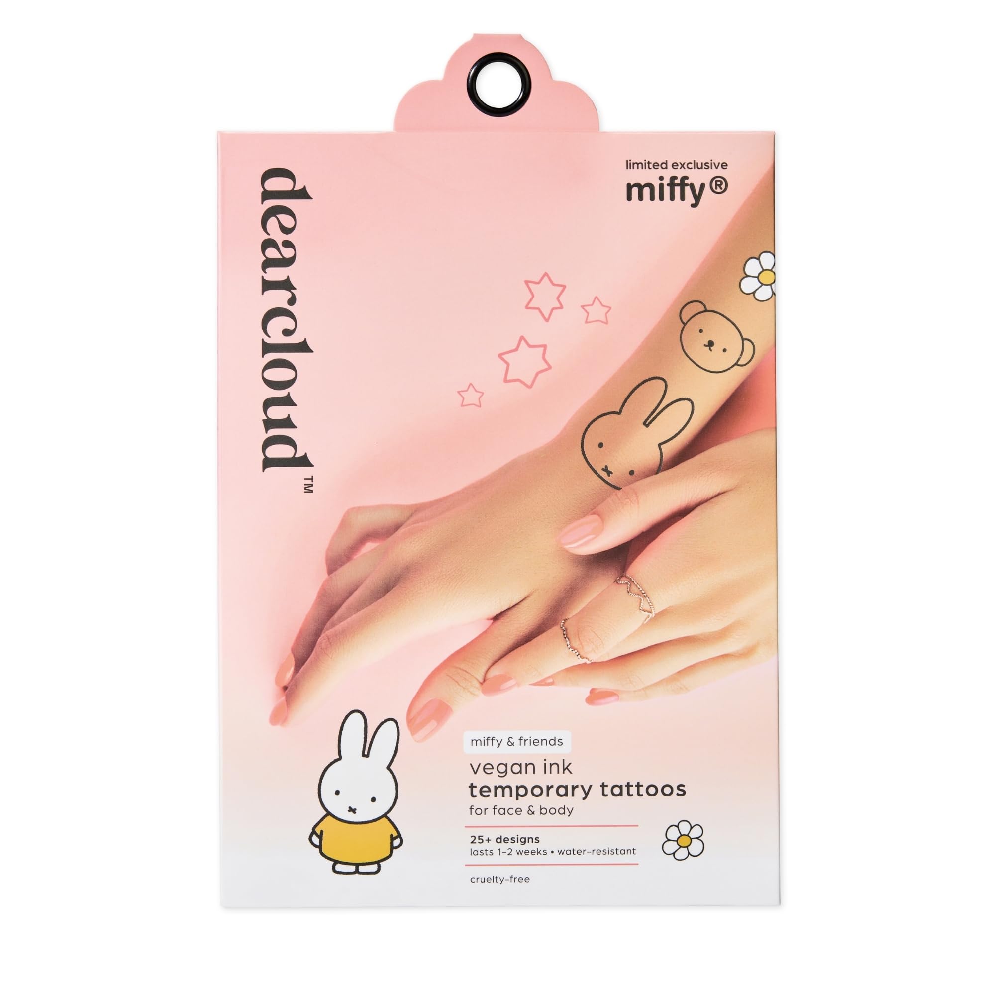 Dearcloud Miffy & Friends tattoos with vibrant designs for playful self-expression