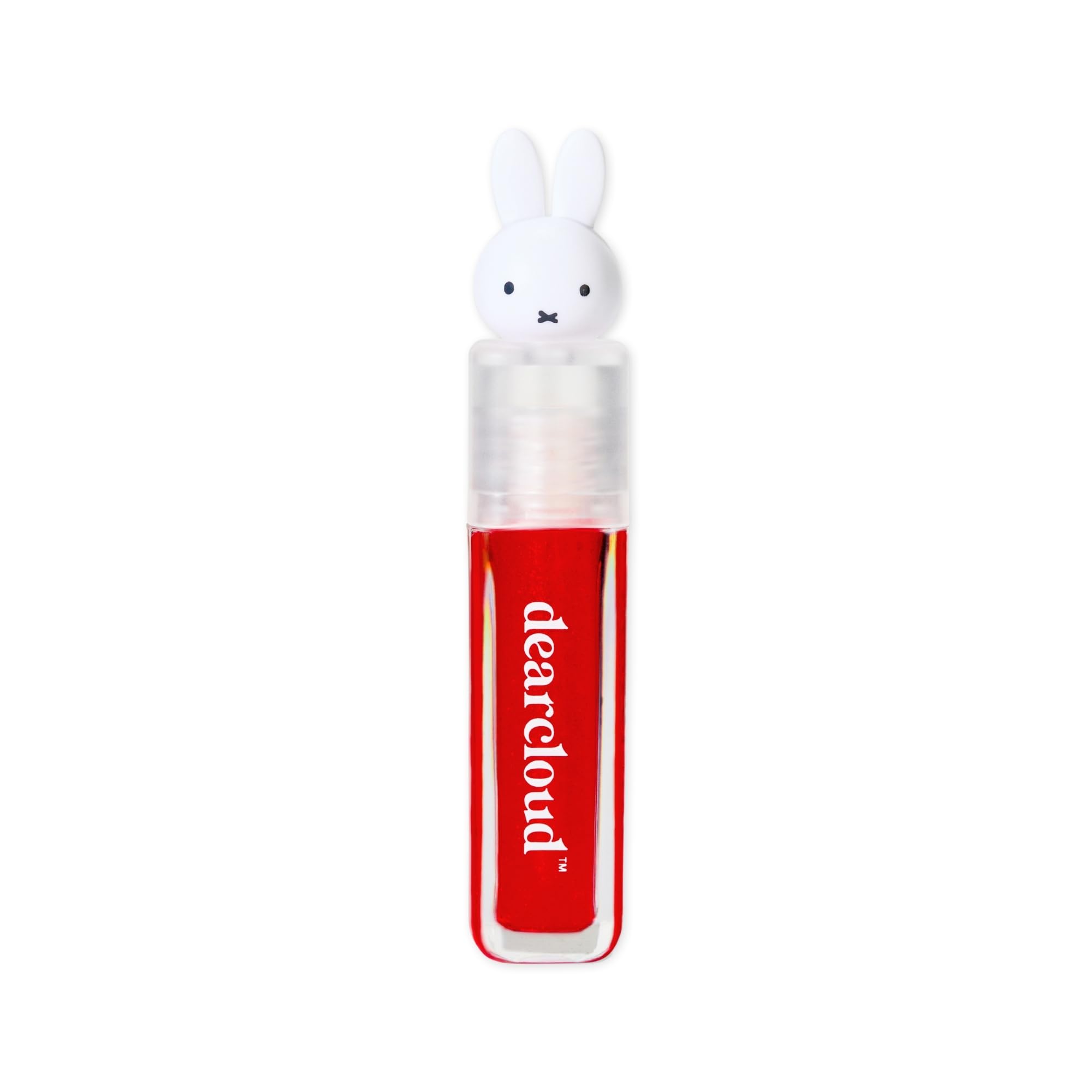 Dearcloud Miffy Lip Serum Jelly closeup showcases hydrating formula for smooth lips.