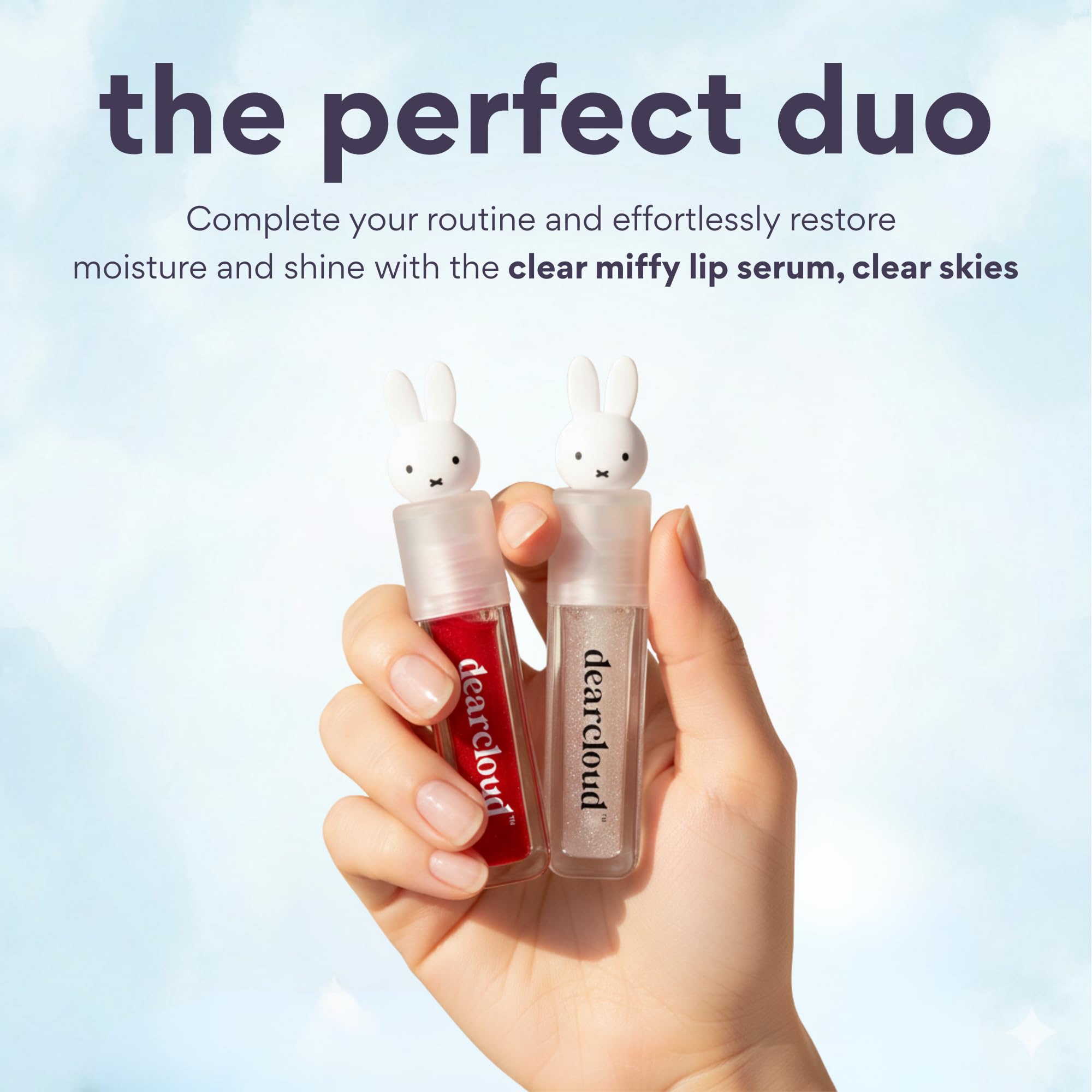 Dearcloud Miffy Lip Serum Jelly hydration helps keep lips moisturized all day.