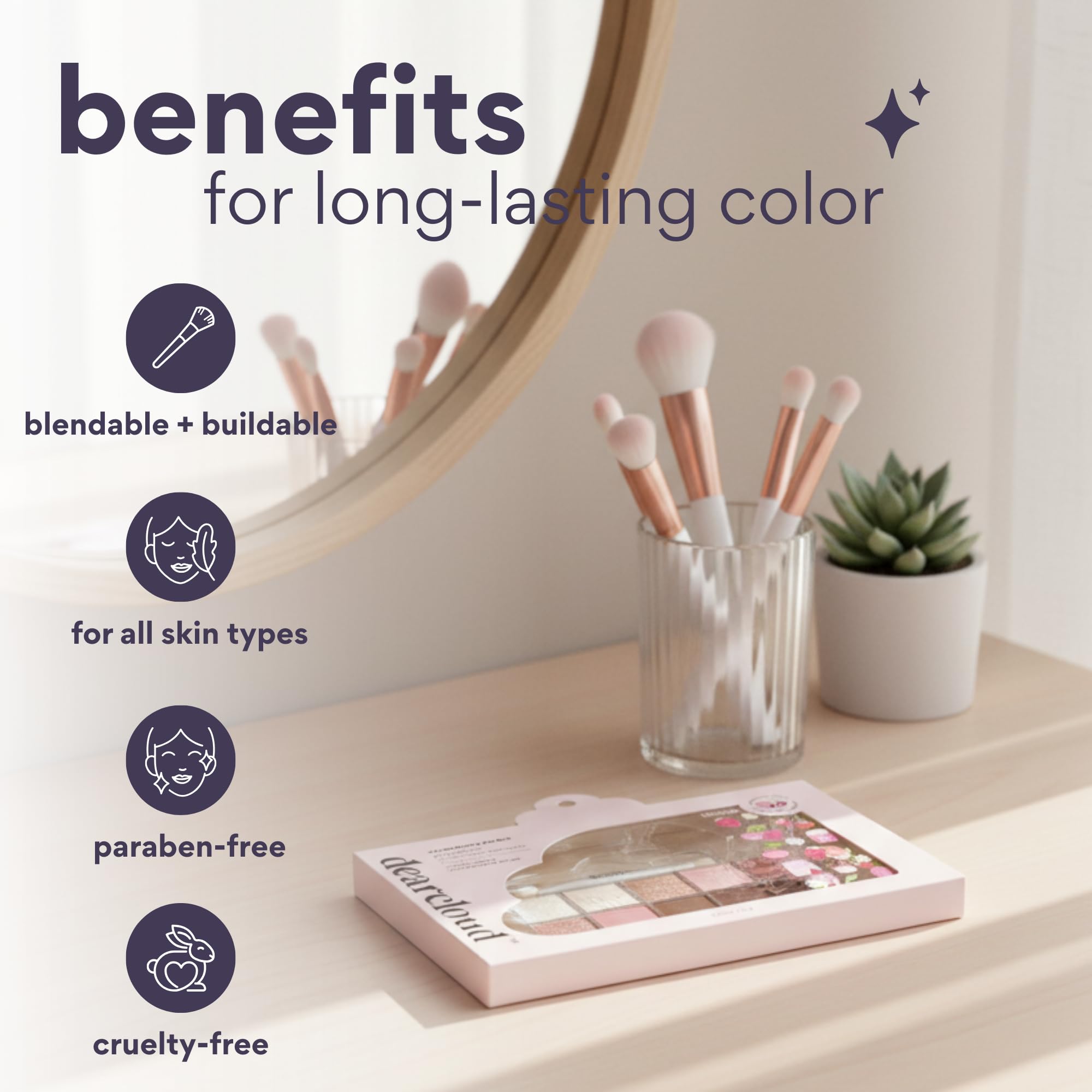 dearcloud Sky Shadow dual-ended brush in-use for precise application and blending