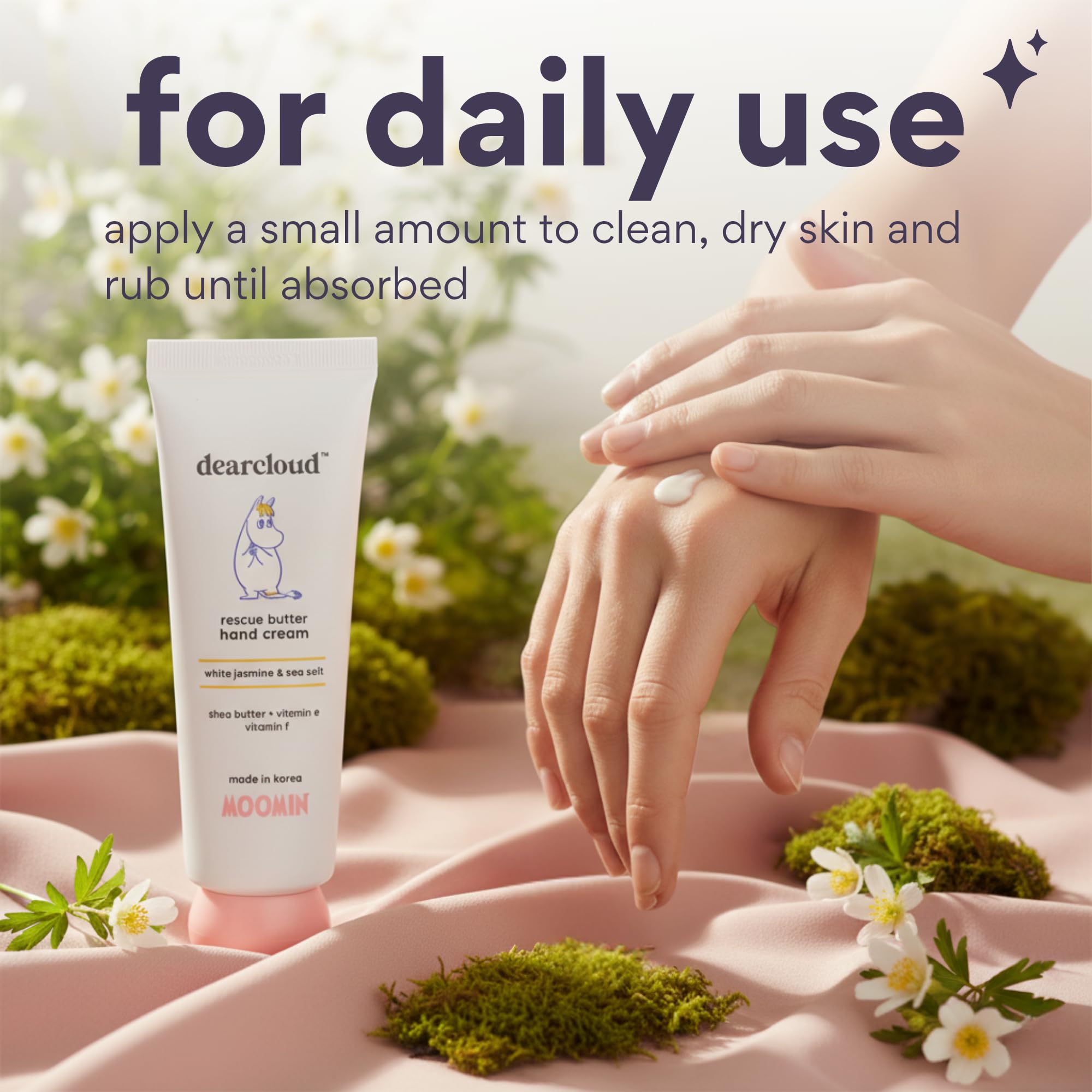 Dearcloud Travel size hand-cream pack ideal for on-the-go hydration