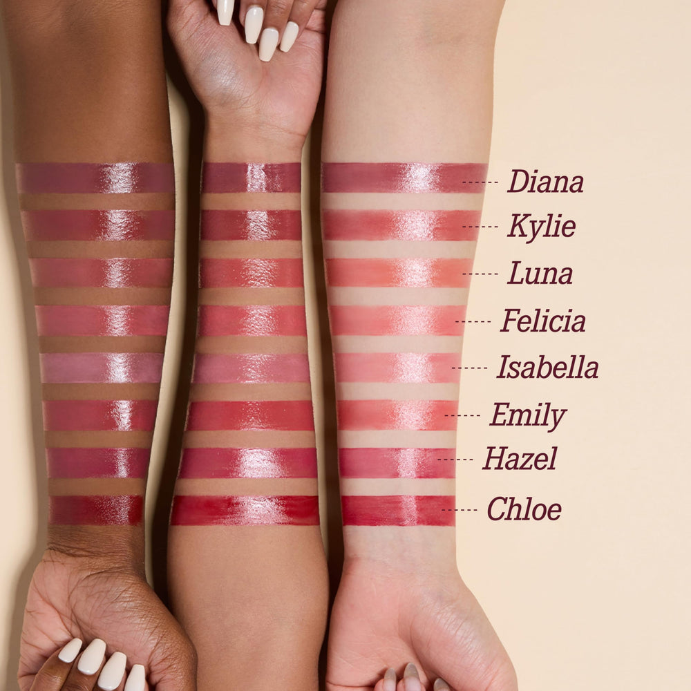 DEARDAHLIA Lip Paradise Diana packaging with iconic marble design