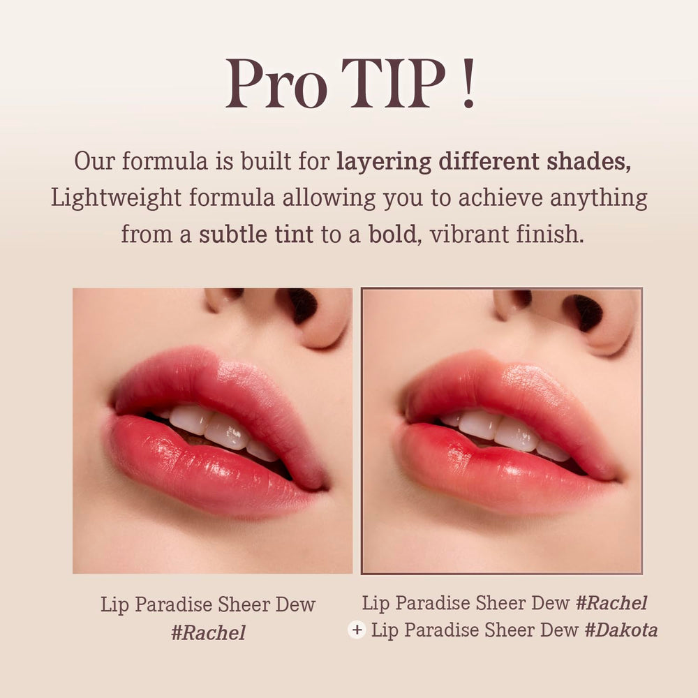 DEARDAHLIA Lip Paradise Megan clean, plant-based formula for sensitive skin.