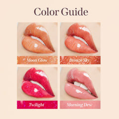 DEARDAHLIA Paradise Aurora Lightweight Comfort lip product offers smooth wear and hydration.