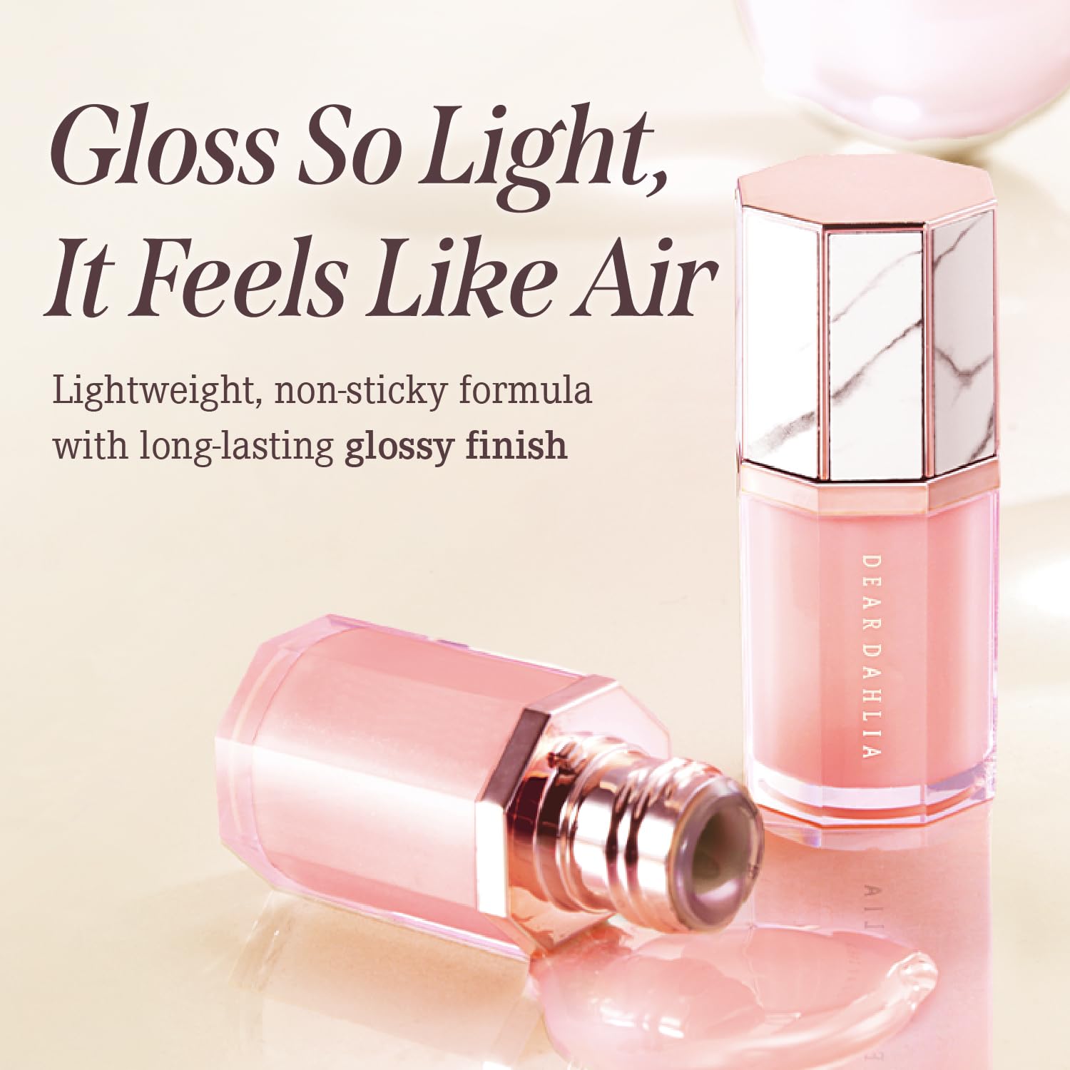 DEARDAHLIA Paradise Aurora Shea and Cacao Nourish hydrates lips with rich moisture.