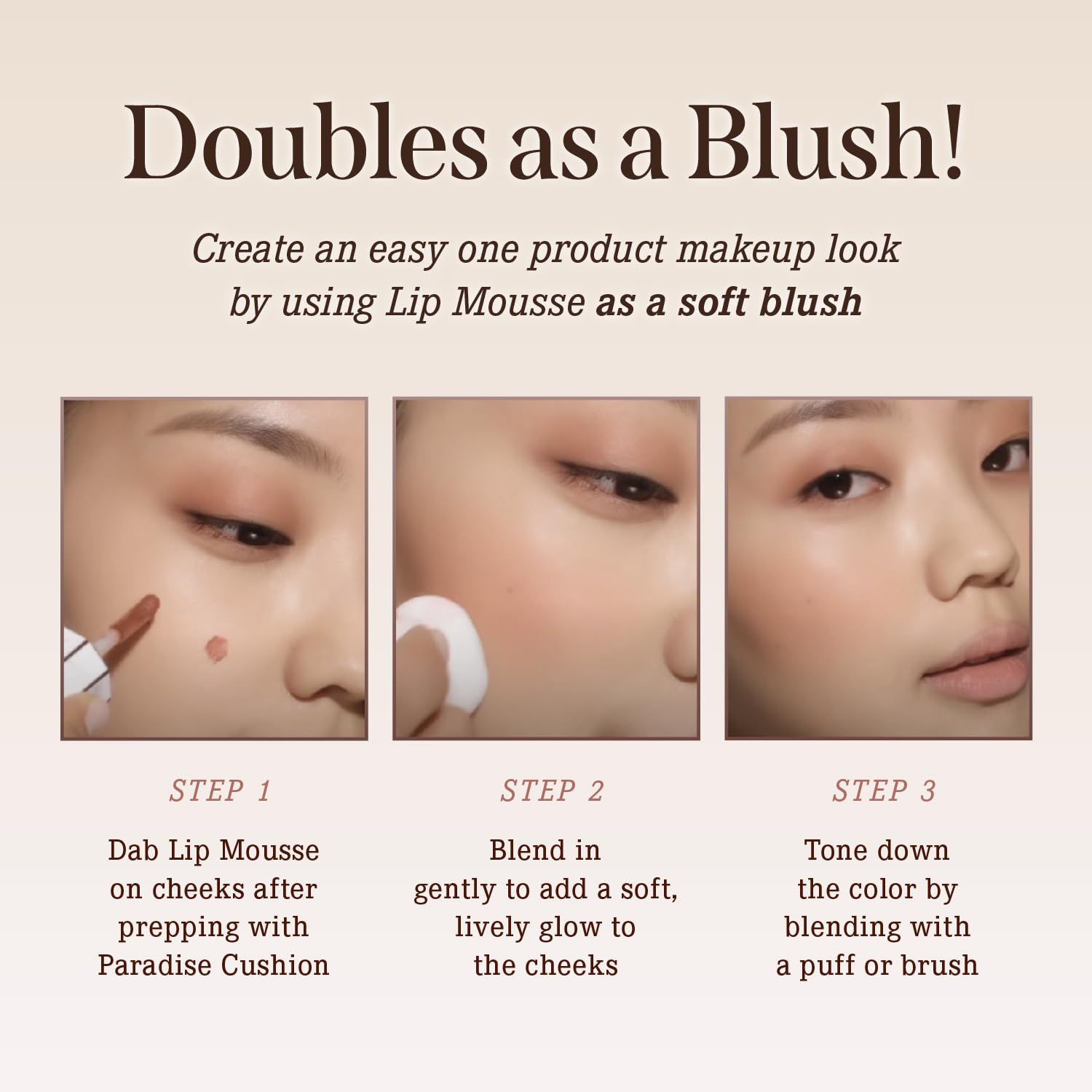 Packaging and ingredients suggest vegan, cruelty-free hydration for lips