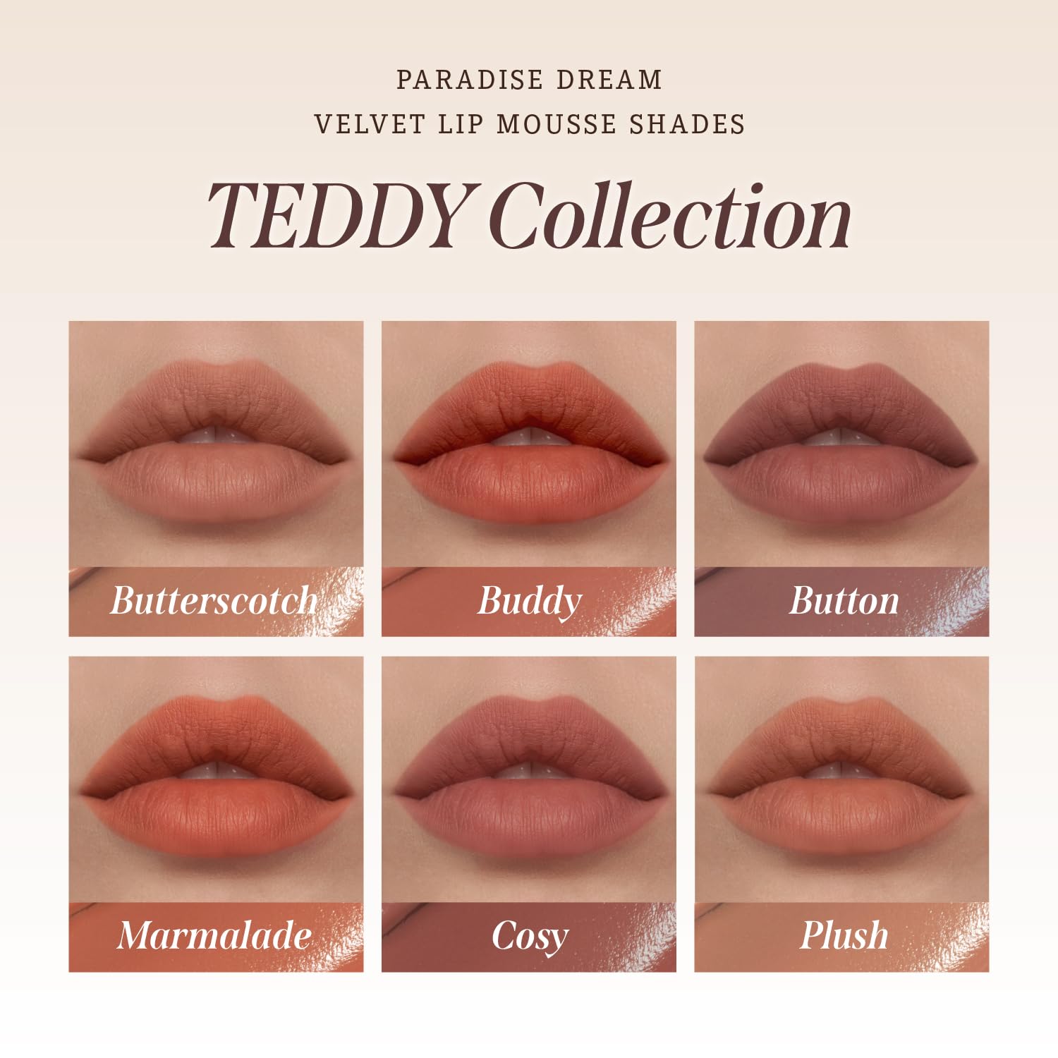 Color swatch on arm reveals blendable, even finish for versatile looks