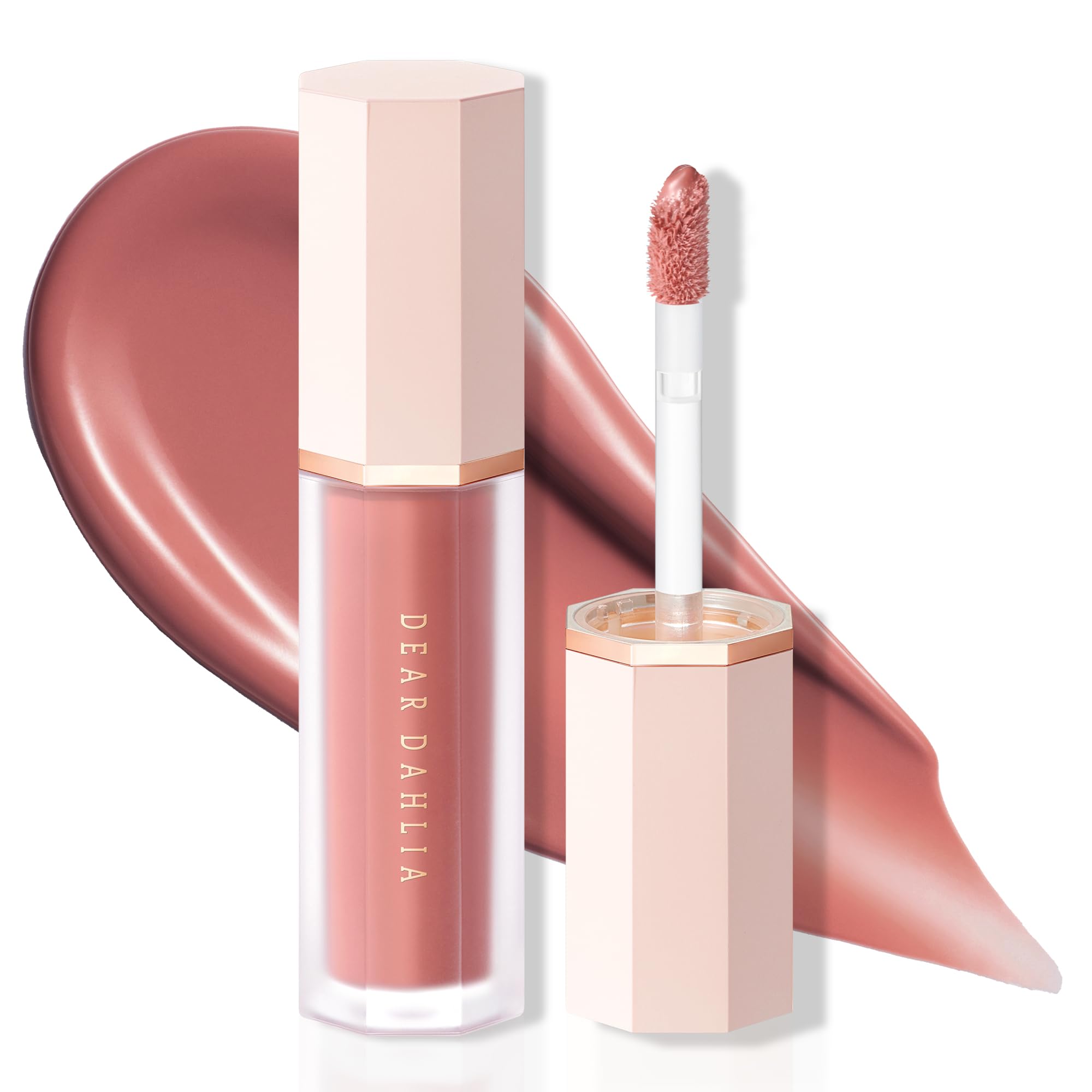 Dear Dahlia Petal Drop Blush Moody bottle glows with lightweight, long-lasting flush