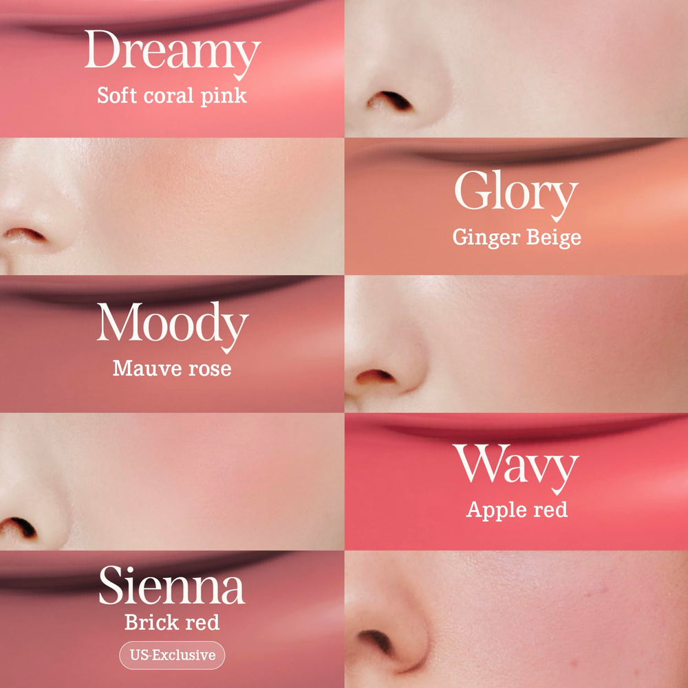 Dear Dahlia Petal Drop Blush Moody close-up texture highlights smooth blend